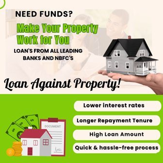 Family discussing loan against property options with Loan Ustad.